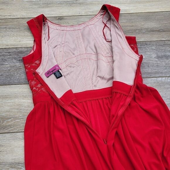 The MORGAN & CO red special occasions dress size 5/6 - Picture 7 of 11